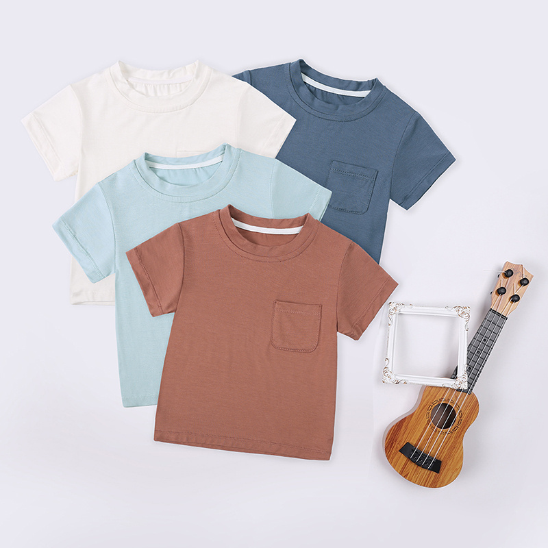 baby boy tshirt girls shirt bamboo clothes wholesale newborn summer baby clothing t shirts kids clothes tops children shirt