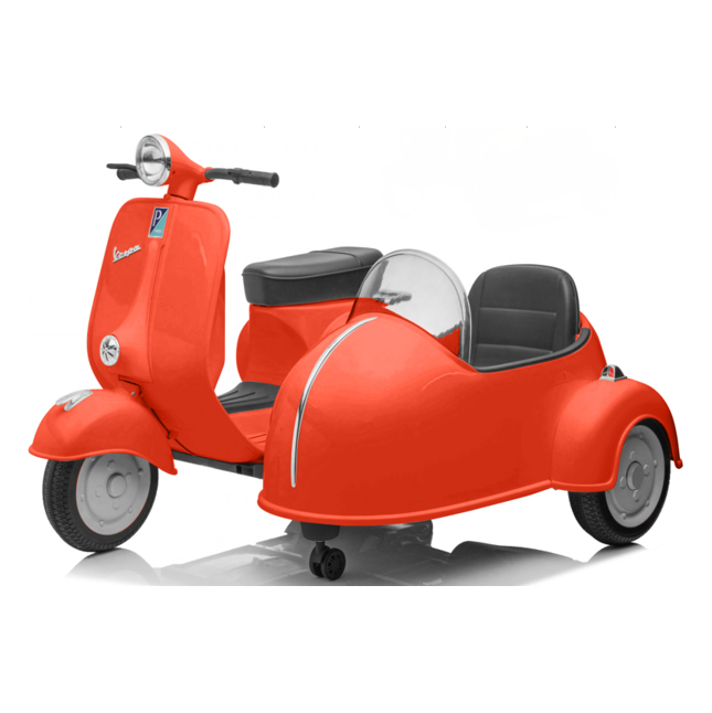 2023 New Licensed VESPA 150 VL1T (1955) Kids Electric Big Motorcycle with Sidecar