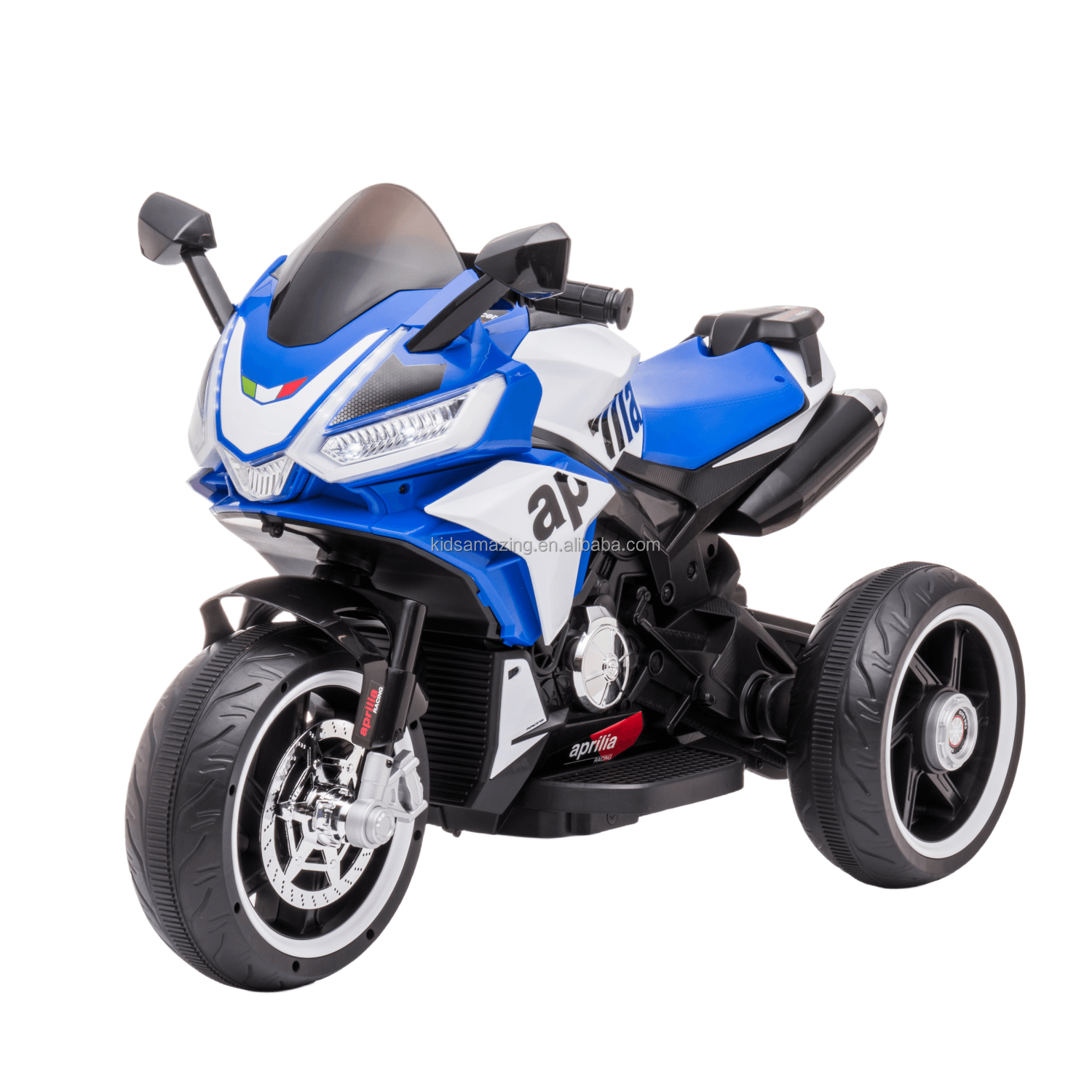 New Design Pink Toy Three Wheel Electric Motorcycle For Kids Music Light Battery Ride On Car