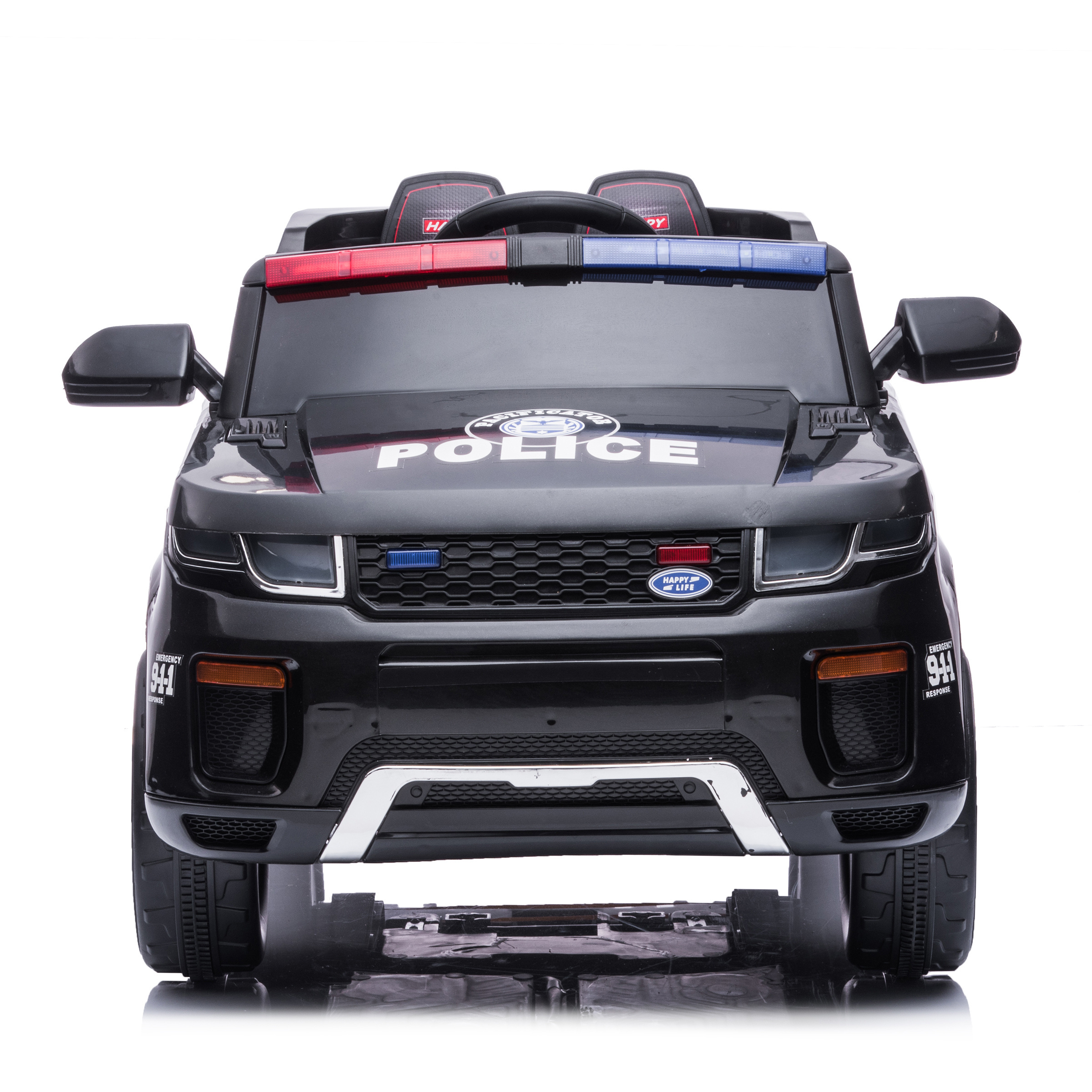 Play Black Toy Cars 2022 Cool Electric Police SUV Ride on Car for Kids Children Battery Powered 12v with Remote Controller White