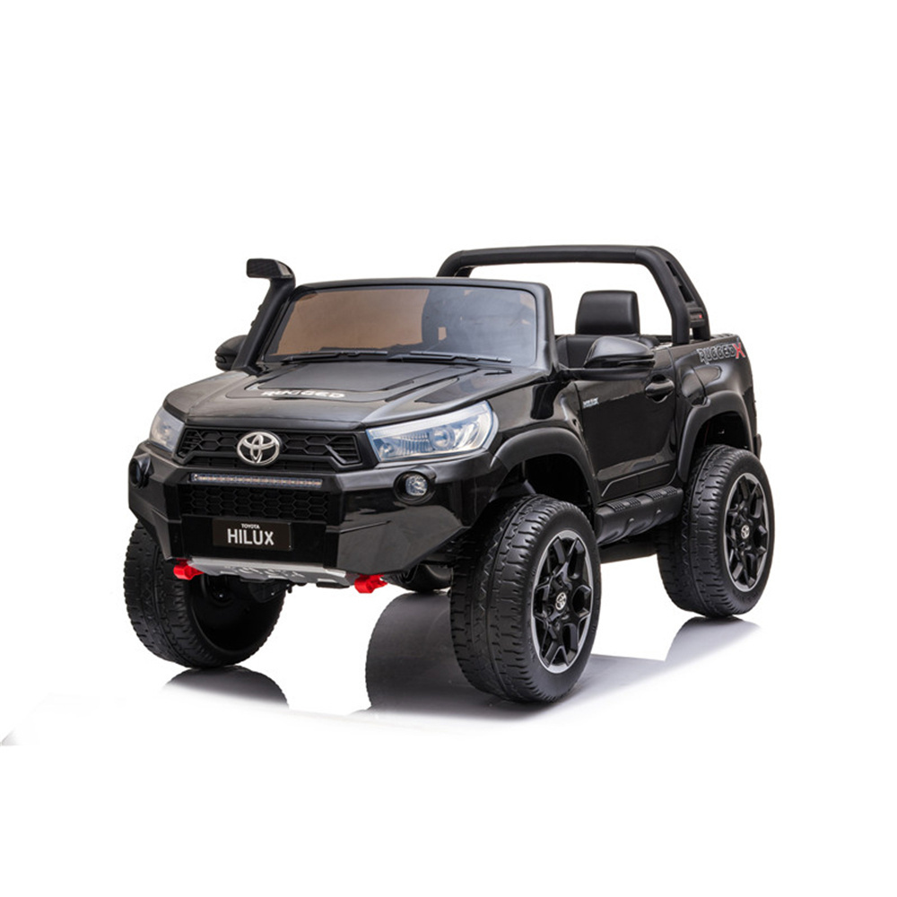 Cheap Toy Kids Gift Licensed Toyota Hilux 2019 Two Seat 12v ride on car Electric Truck Car