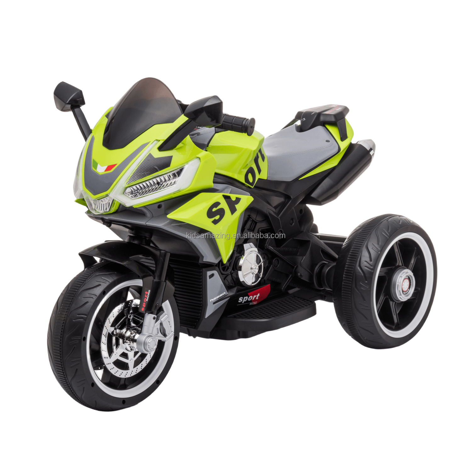 New Design Pink Toy Three Wheel Electric Motorcycle For Kids Music Light Battery Ride On Car