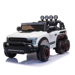 Six Wheel Child Electric Truck Car 12V Battery With Parental Remote Controller Power Display