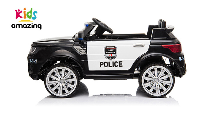 Cheap Price Kids Gift Children Toys Ride On Car  Electric Police Car 12V Battery Car