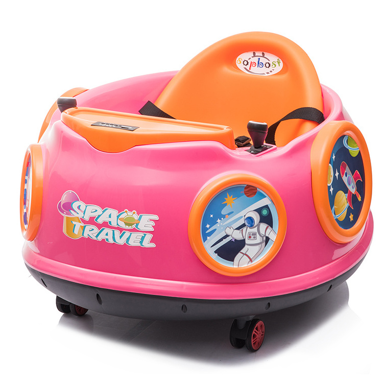 2020 hot sale kidzone bumper car electric toy cars for kids to drive wild thing 360 spinning new children battery car ride-on