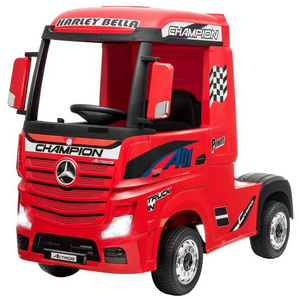 Benz Actros Lorry 2x12V Battery 4WD Electric Parental Controlled Big Kids Ride On Car With Trailers Truck For 10 Years Children