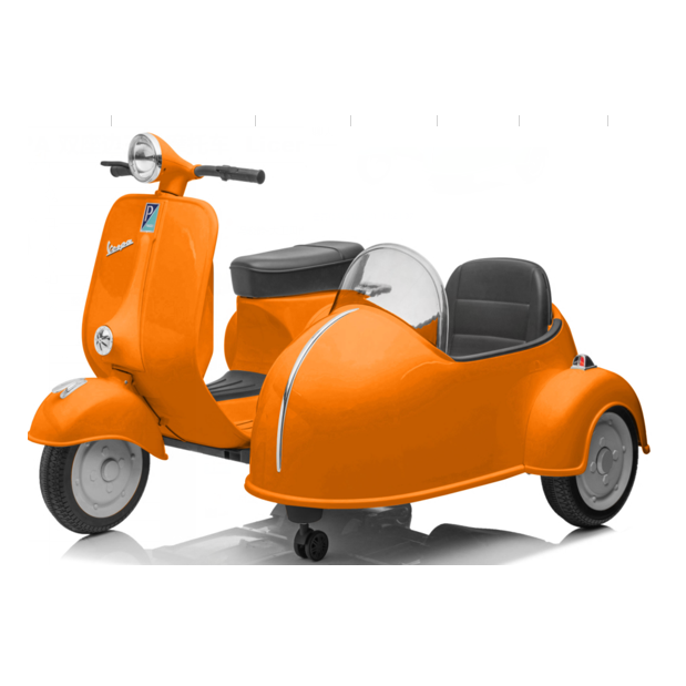 2023 New Licensed VESPA 150 VL1T (1955) Kids Electric Big Motorcycle with Sidecar