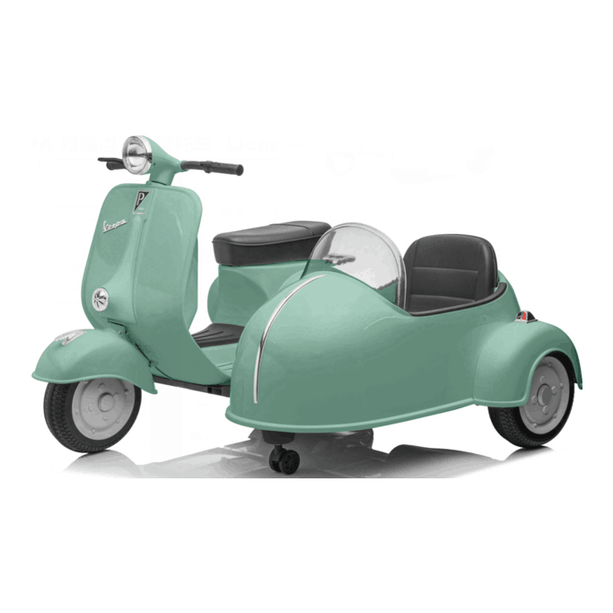 2023 New Licensed VESPA 150 VL1T (1955) Kids Electric Big Motorcycle with Sidecar