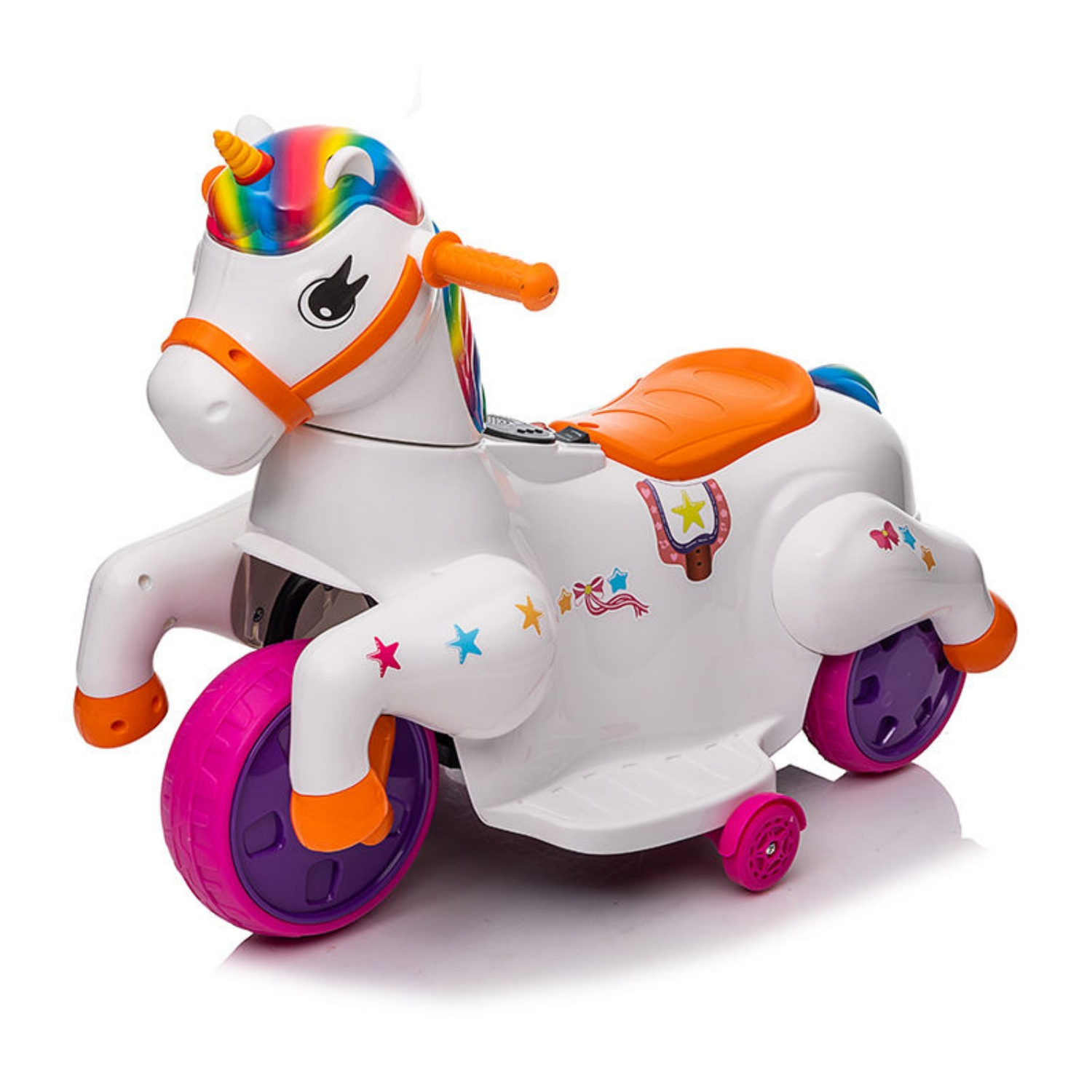 2024 New Electric Unicorn Ride on Car For Kids Electric Girl Toy Car