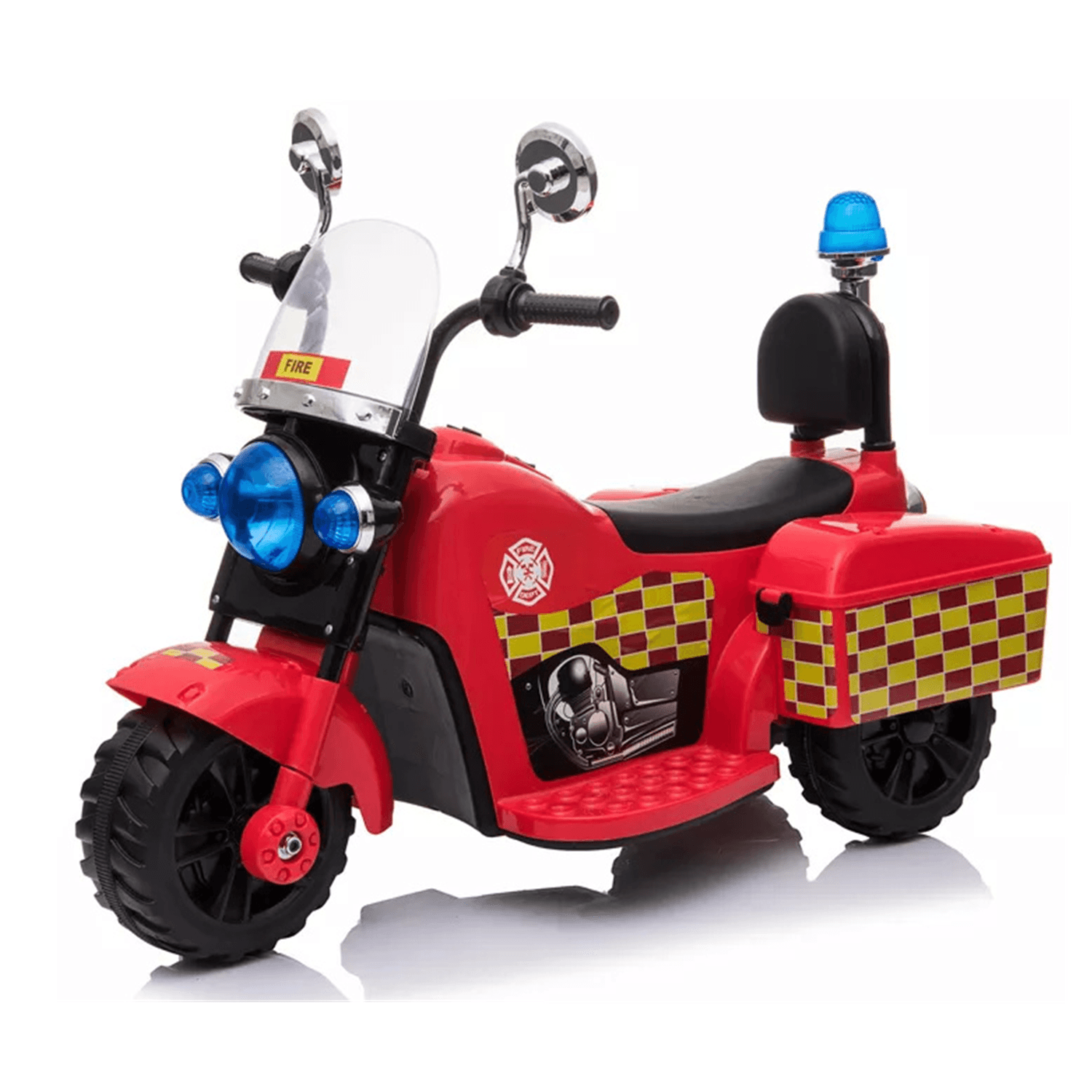 2022 New Child Electric Police Motorcycle White Red Kids Pink Ride On Cars Battery Powered Toy Cars