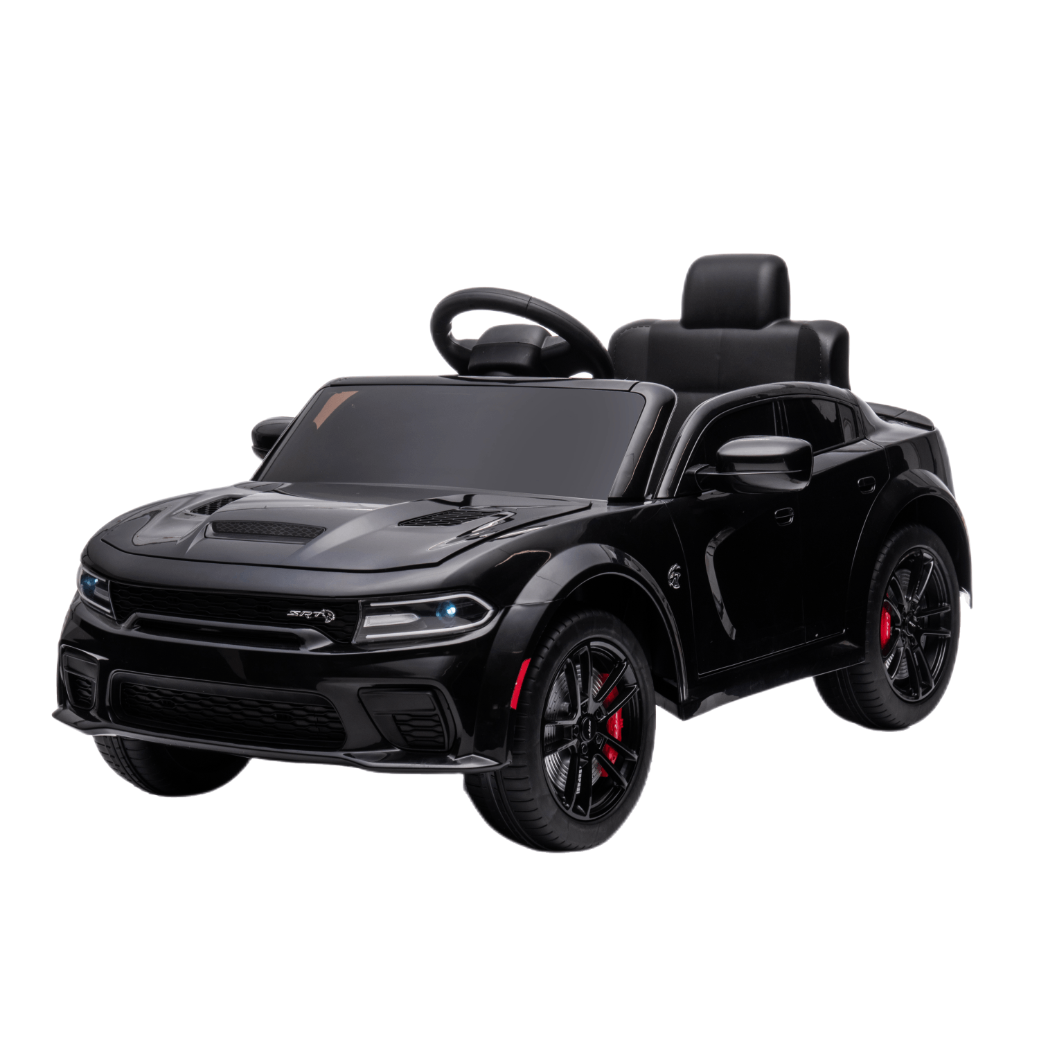 Licensed Dodge Charger Srt Hellcat Red Eyes Wide body children toy car ride on car for kids to drive