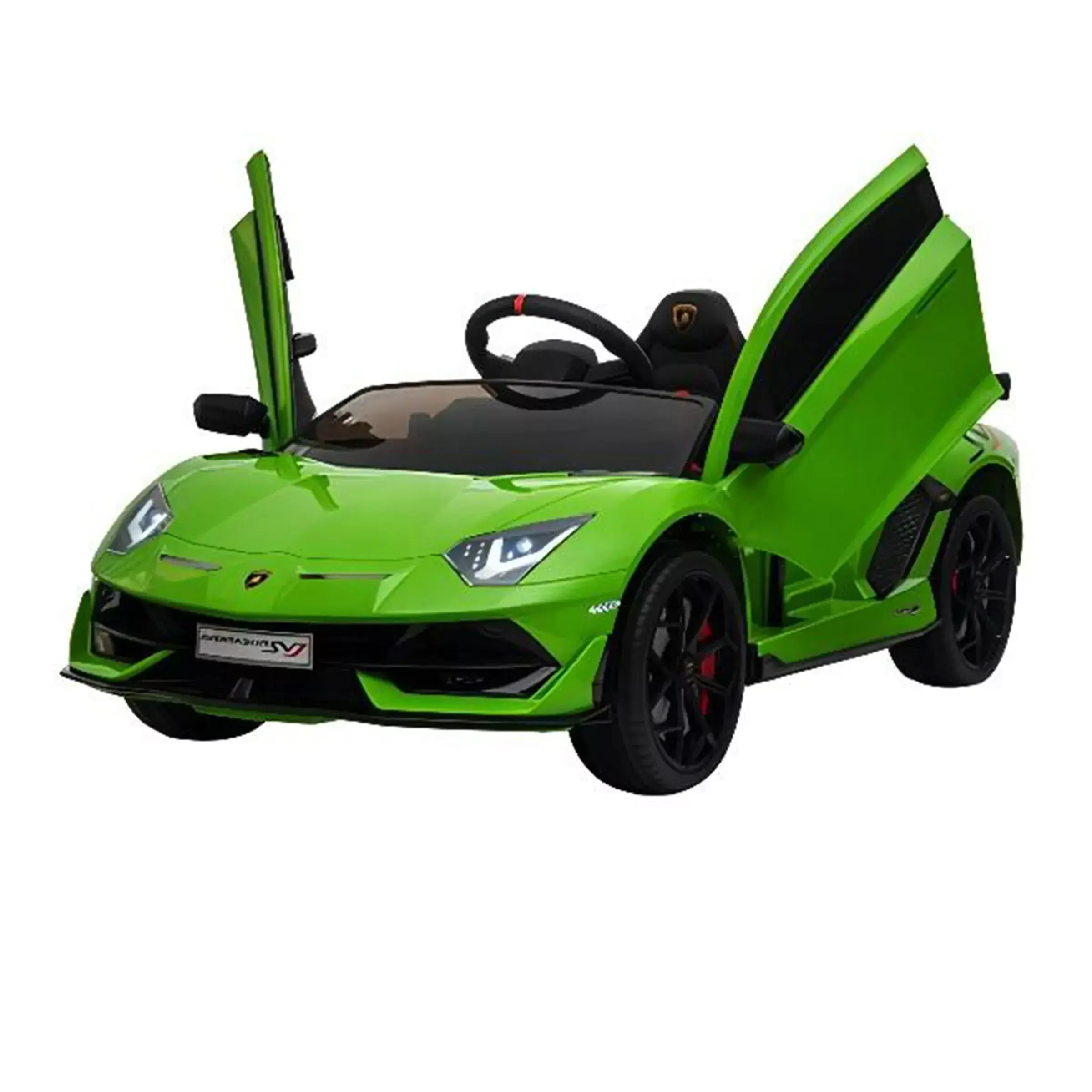 2022 New Licensed Lamborghini SVJ Two-Seat Electric Children Car Battery Powered Ride On Car For Kids Green Pink