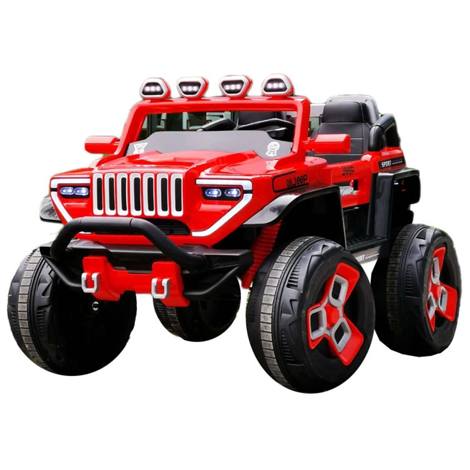 Child 12V Electric Power Ride On Jeep Car Mobile Phone And Remote Control Car