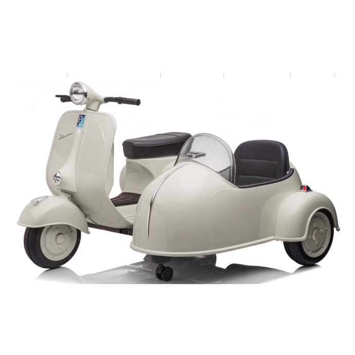 2023 New Licensed VESPA 150 VL1T (1955) Kids Electric Big Motorcycle with Sidecar