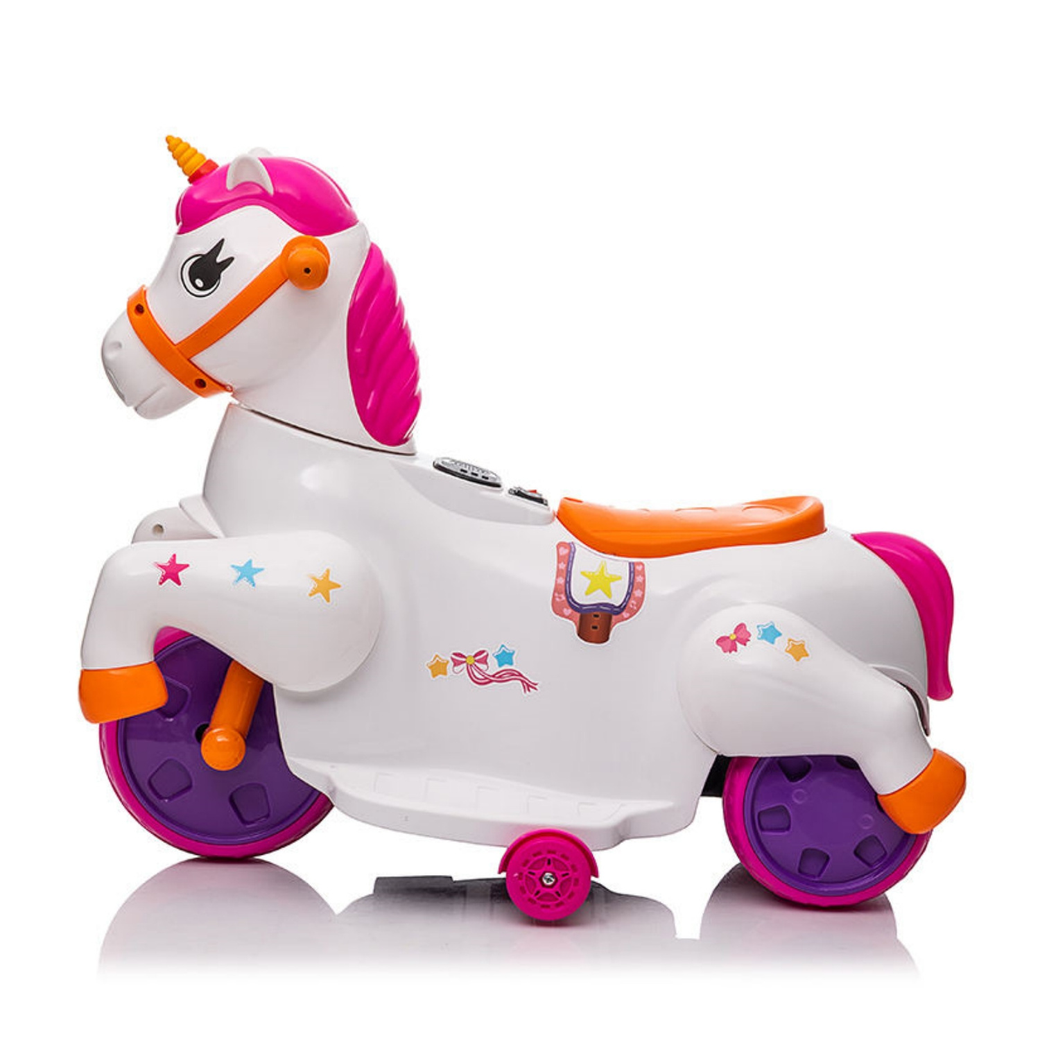 2024 New Electric Unicorn Ride on Car For Kids Electric Girl Toy Car