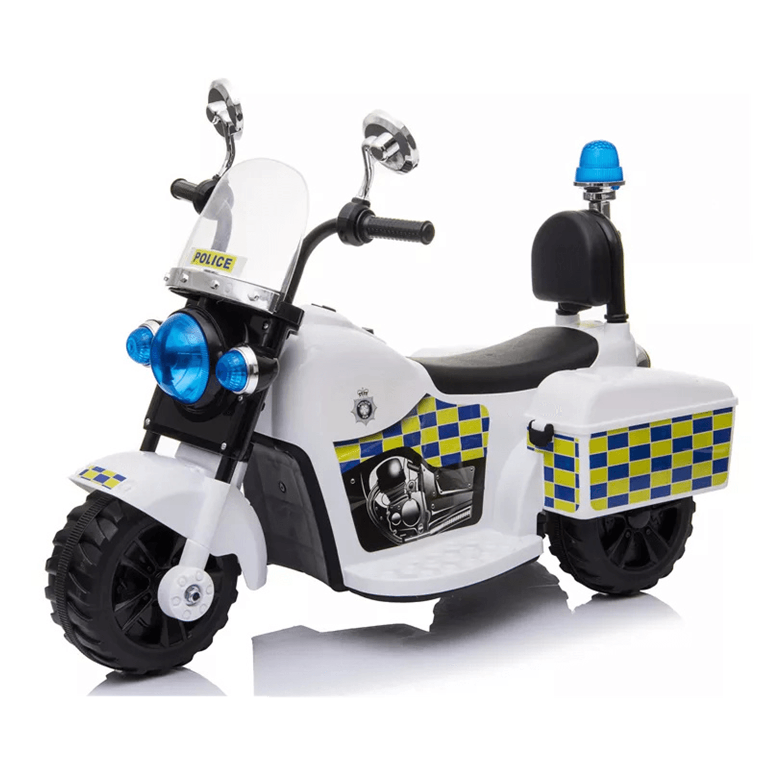 2022 New Child Electric Police Motorcycle White Red Kids Pink Ride On Cars Battery Powered Toy Cars