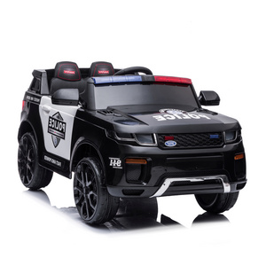 Play Black Toy Cars 2022 Cool Electric Police SUV Ride on Car for Kids Children Battery Powered 12v with Remote Controller White