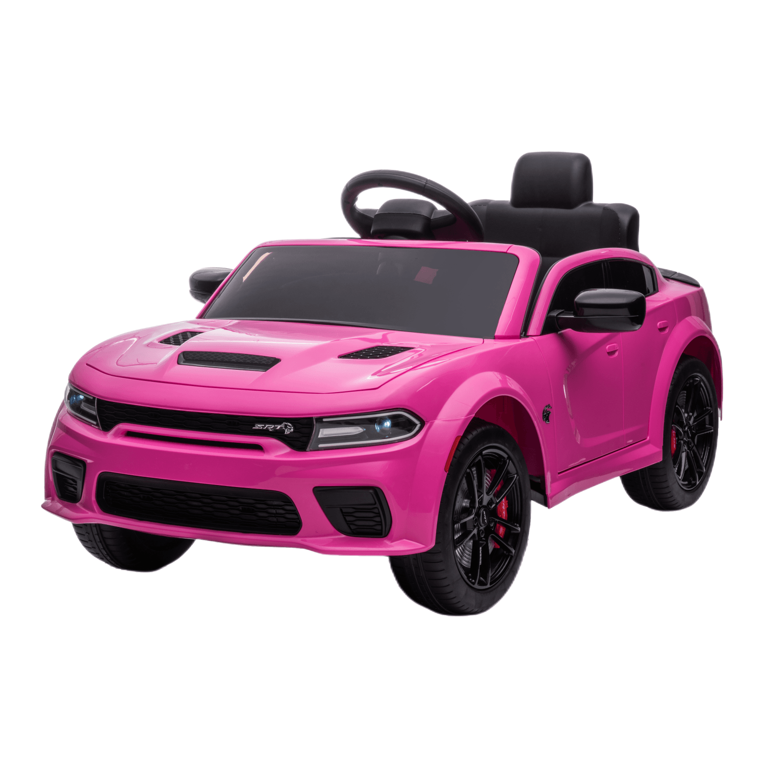 Licensed Dodge Charger Srt Hellcat Red Eyes Wide body children toy car ride on car for kids to drive