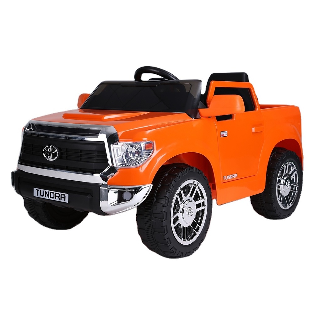 Licensed Toyota Tundra One-seat Child Electric Pick-up Truck Car Ride On Car For Kids Power Battery Music Toy Car