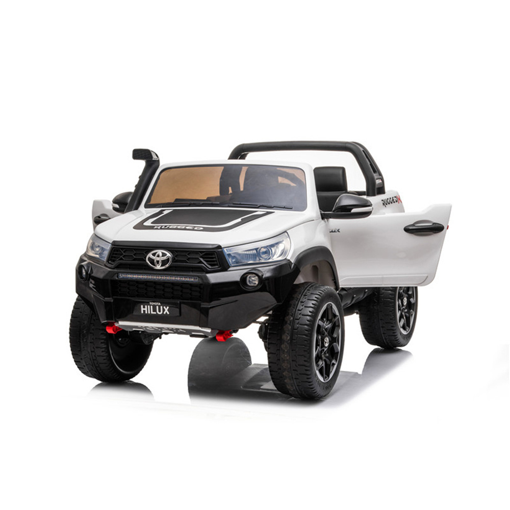 Cheap Toy Kids Gift Licensed Toyota Hilux 2019 Two Seat 12v ride on car Electric Truck Car