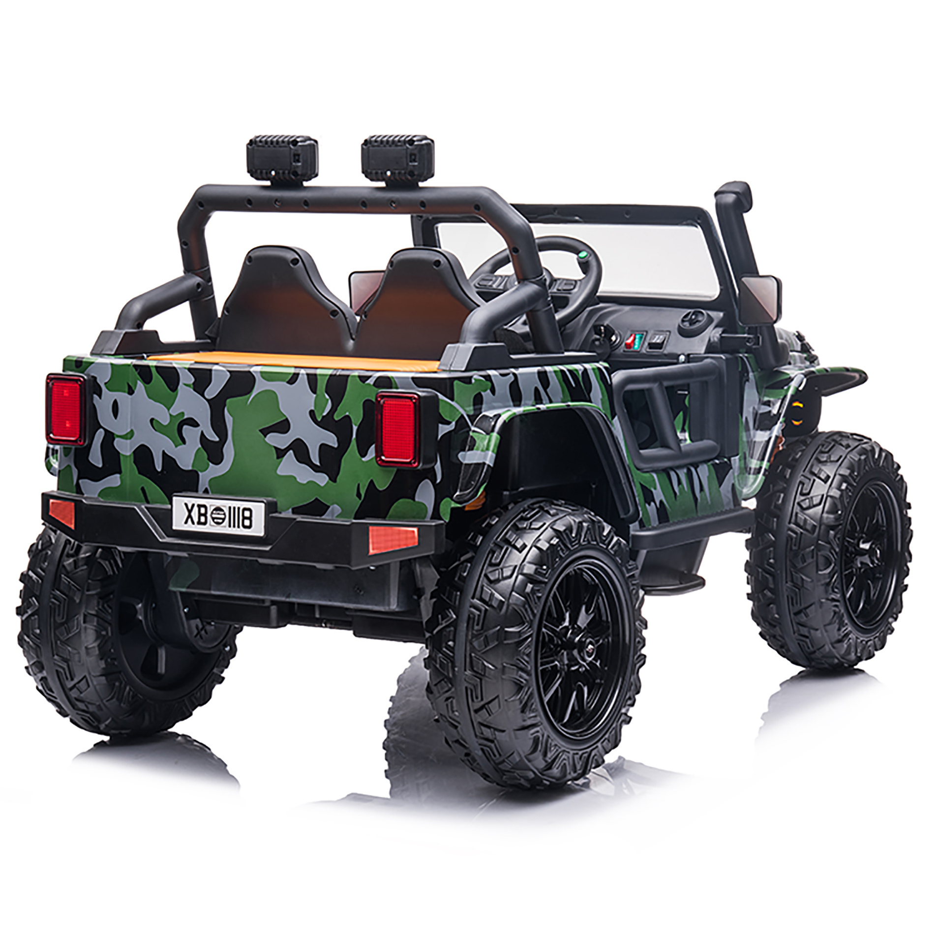 Camouflage Color New Parent-Child Electric Toy Ride On Car with 12V7Ah Battery Remote Control Toy Jeep Car