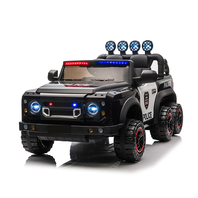 Wholesale hot  electric toy monster police ride on car for kids selling 12v battery-driven children's