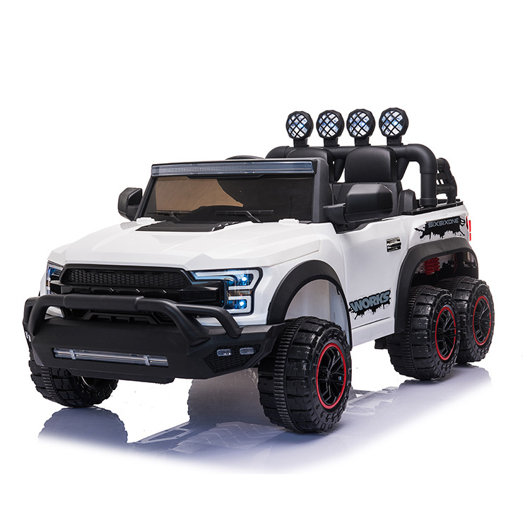 HOT Six Wheel Child Electric Truck ride on utv Car Power Display for kids 12V Battery With Parental Remote Controller