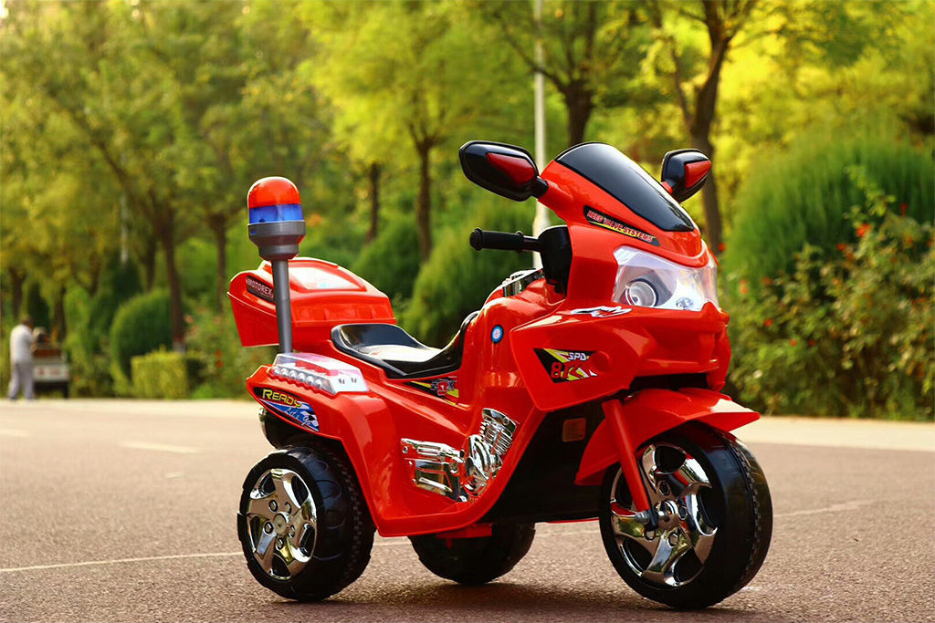 electric motorcycle with music lamp police bike ride on car for kids Wholesale classical style children's