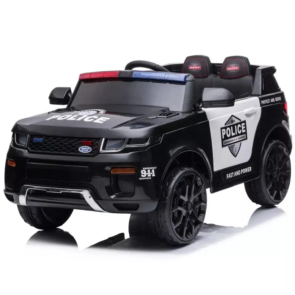 2022 New model Police Style Toy Car Kids Electric Ride on Car With Remote Control