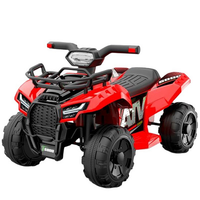 HOT 6v Atv Model Toys Children with Music Ride On Seat Electric wiggles big red Car for kids BestSuppliers