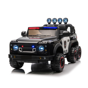 Wholesale hot selling 12v battery-driven children's electric toy monster police ride on car for kids