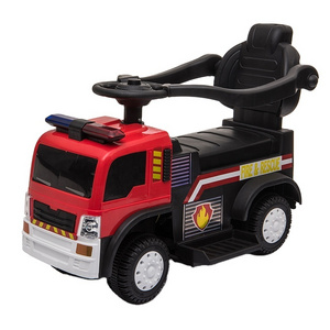 Hot selling 6v Low Price 6V Children Ride On Battery Operated Sliding Fire Truck