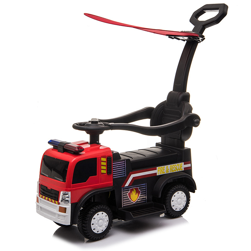 Hot selling 6v Low Price 6V Children Ride On Battery Operated Sliding Fire Truck