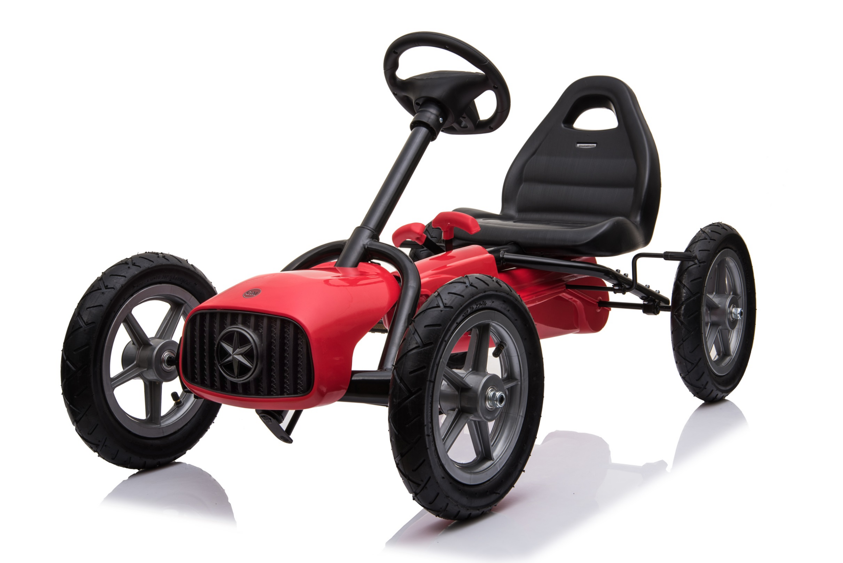 Wholesale manufacturers of children's ride  on pedal go-karts car  with front and rear adjustable seats.