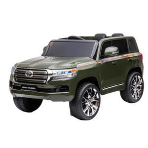 2022 New Design Licensed  Land Cruiser Child Electric Car Remote Control Ride On Car For Kids