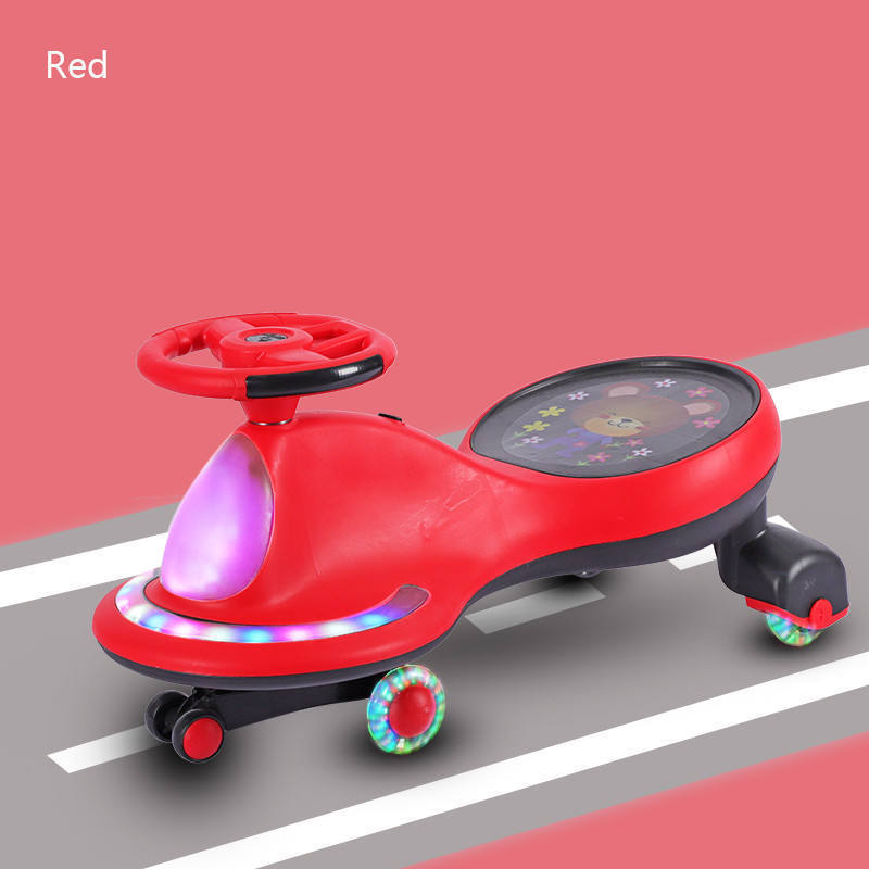 2023 hot selling children park driving twist ride on car toy swing  scooter car for kids