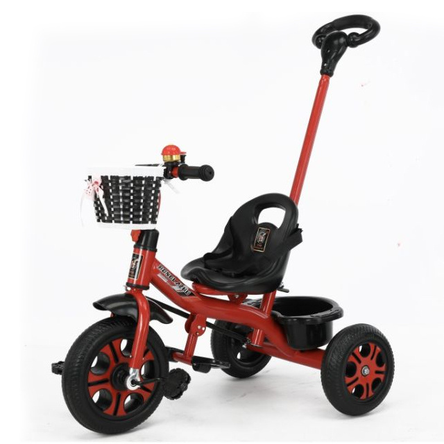 Factory wholesale kids double seat tricycle one seats baby tricycle kids ride on car with back seat