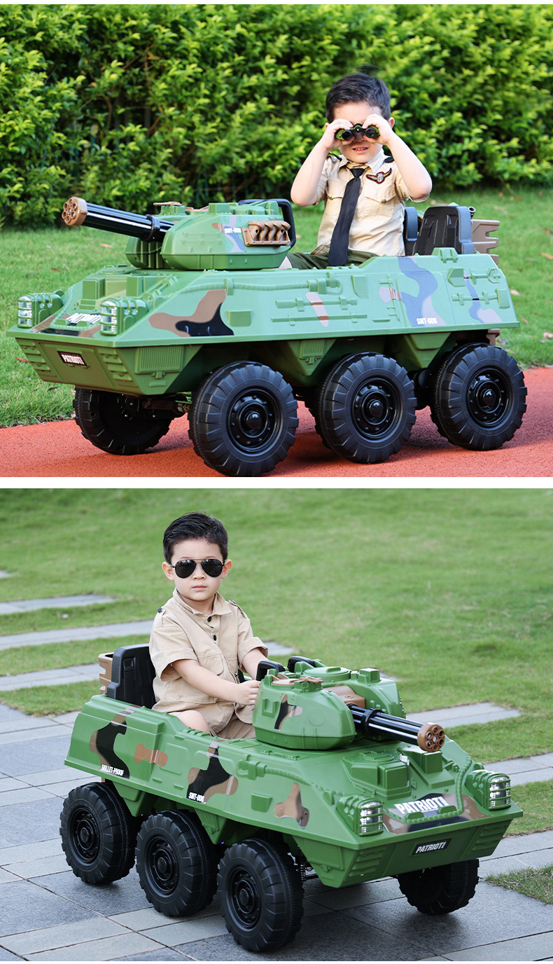 Factory direct wholesale cheap electric  tanks and armored car  12v children can drive toy ride on cars for kids