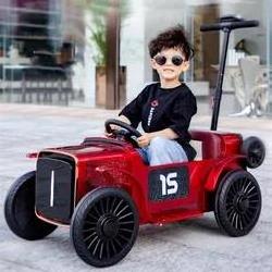 Wholesale new children's electric car 12v toy car factory parents can control  for children's  ride on car tractor with trailer