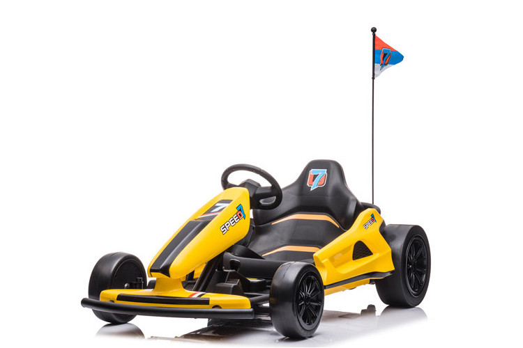 Good Quality 12v 24v Electric Rechargeable Mini Go Kart Ride On Car For Child