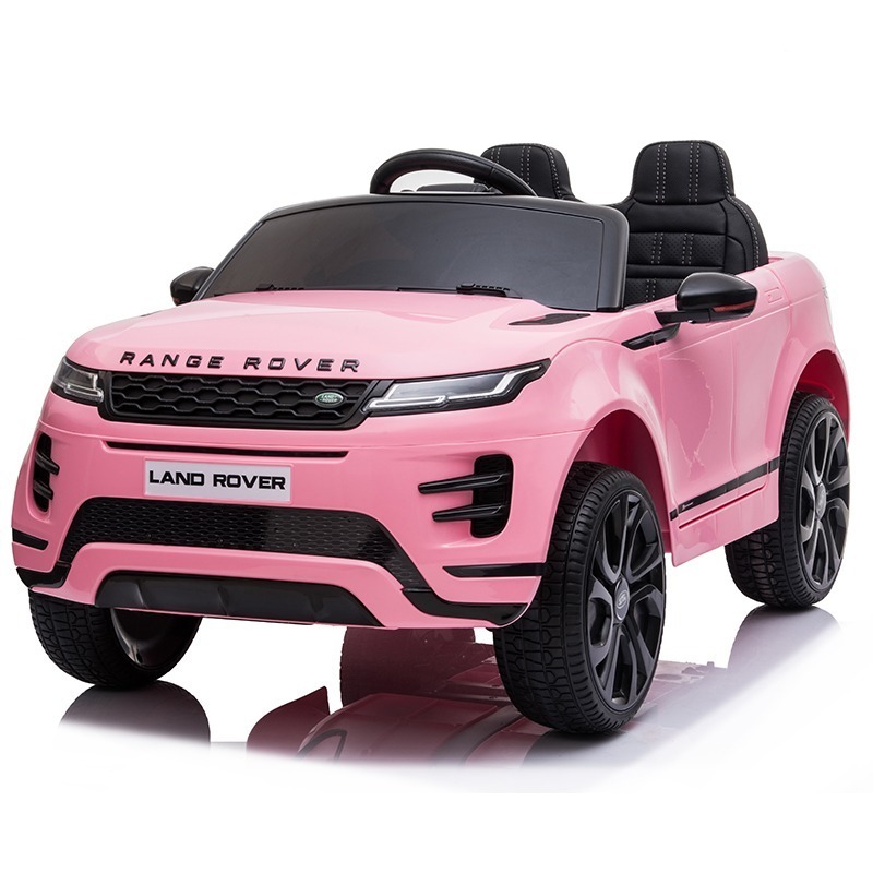 Authorized 12v bady car electric 2-seat remote control ride on pink car for children's