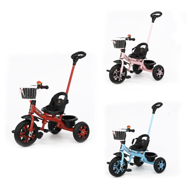 Factory wholesale kids double seat tricycle one seats baby tricycle kids ride on car with back seat