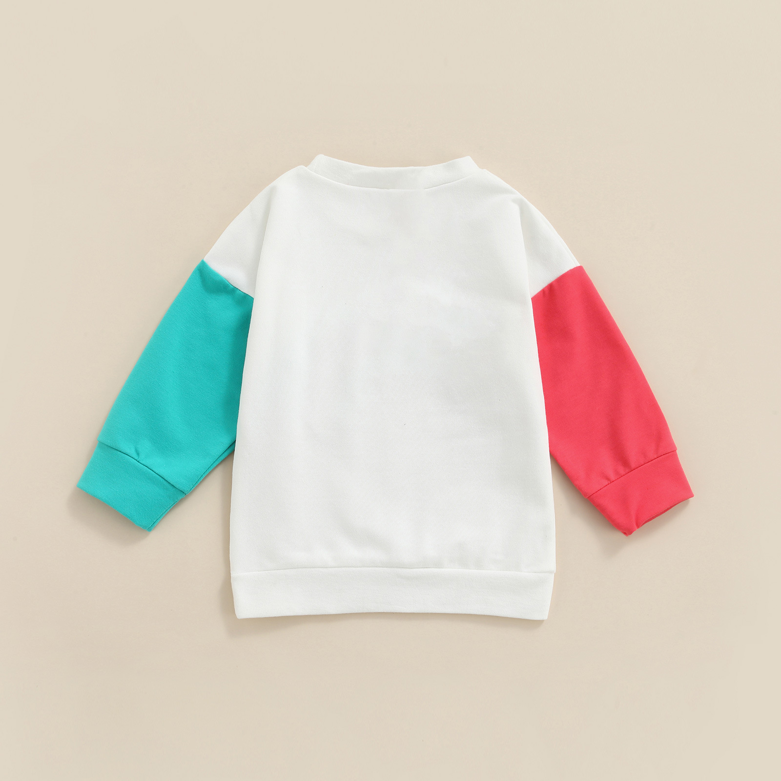 Toddler Baby Girls Boys Casual Sweatshirts Long Sleeve Crew Neck Rainbow Printed Pullover Tops Spring Autumn