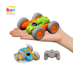 All Terrain Tires Toy Vehicles Small RC Car 360 Rotation Rolling Remote Control Car Off-road Mini RC Stunt Car Toys For Kids "