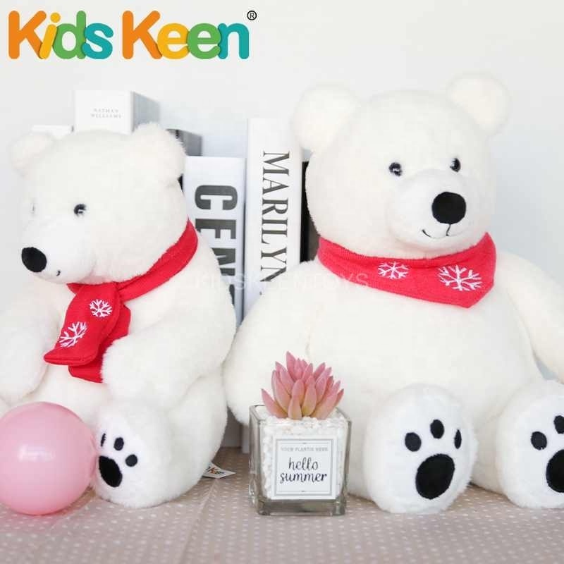 white bear kids doll toys kids toy dolls plush toy soft and safe Hot sale best quality