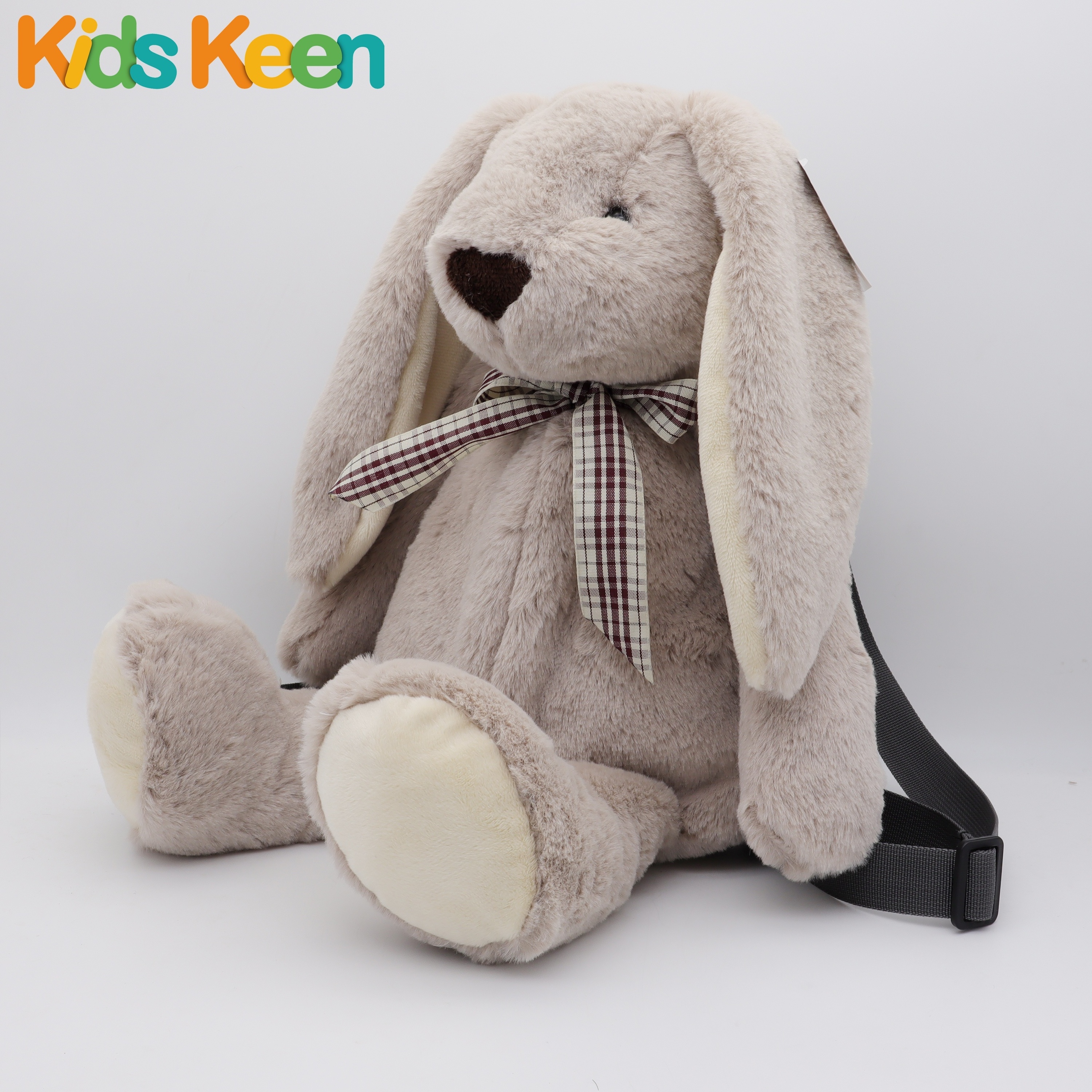 bunny plush toys Customized 12 Inches Toy School Bag Plush Backpacks With Stuffed Doll rabbit soft toy candy bag