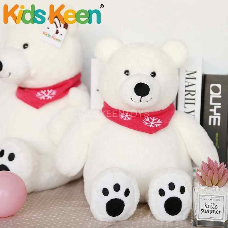 white bear kids doll toys kids toy dolls plush toy soft and safe Hot sale best quality