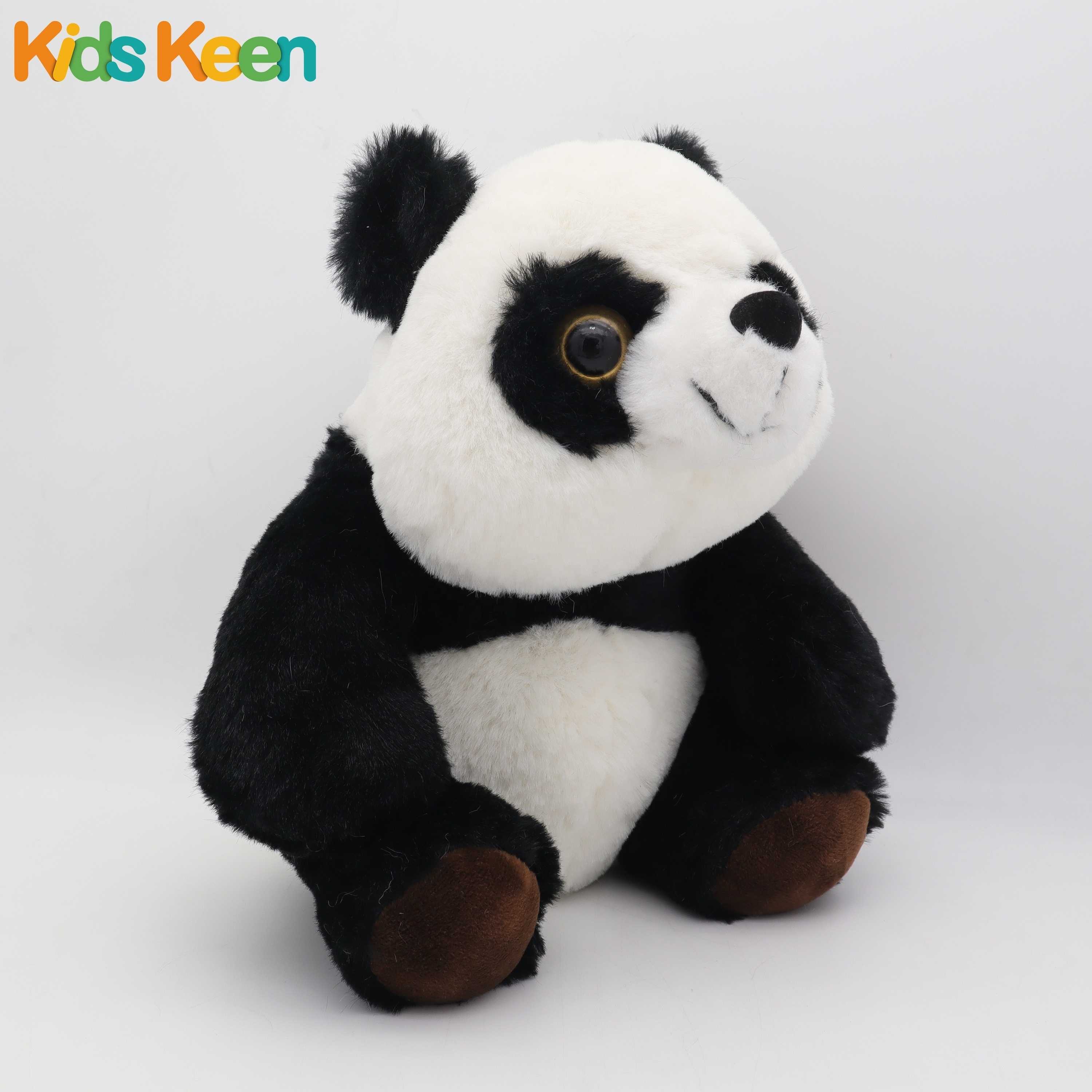 cute fat panda plush toy Made in China Quality Assurance Furry Black and white bear  Bear Stuffed Toy giant panda plush toy