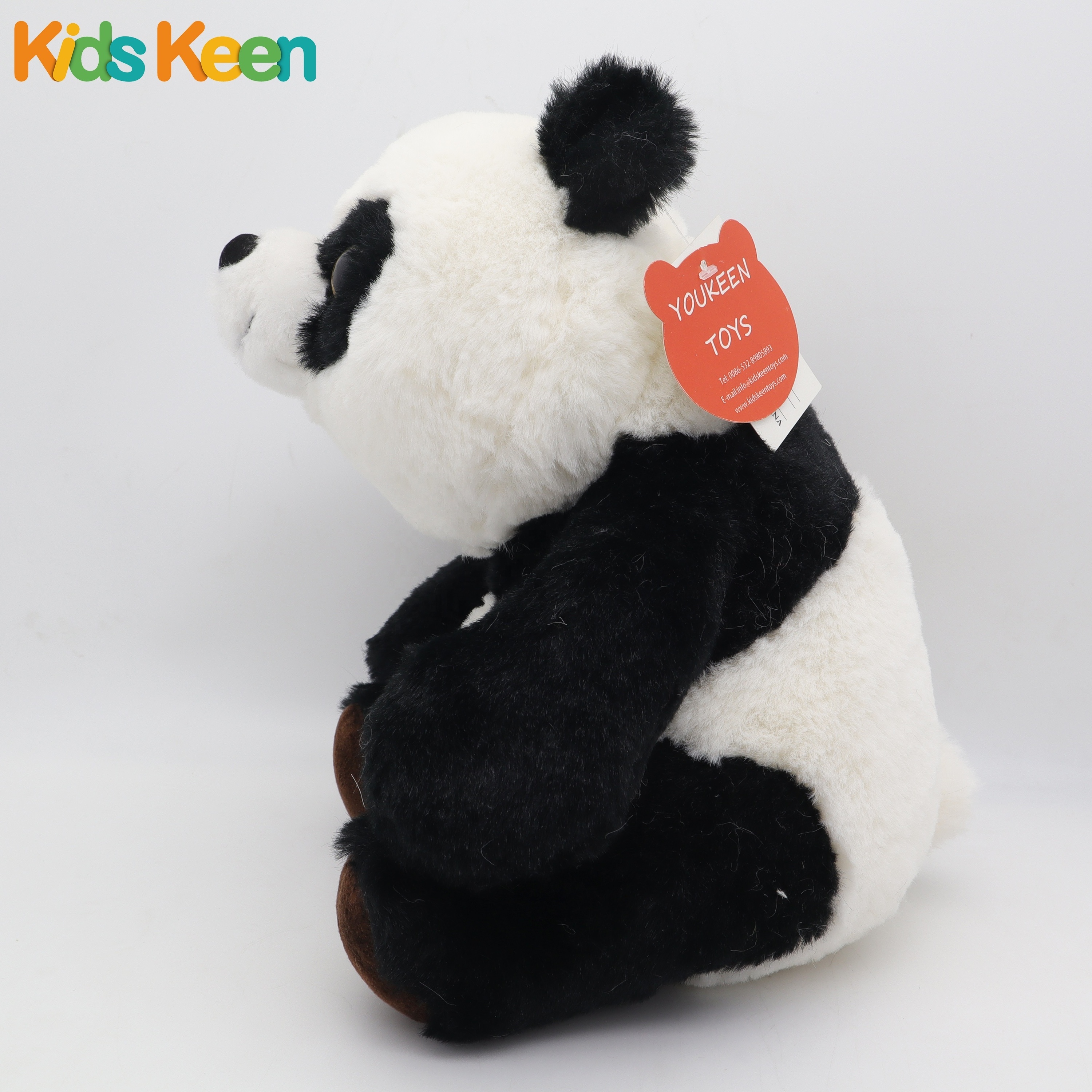 cute fat panda plush toy Made in China Quality Assurance Furry Black and white bear  Bear Stuffed Toy giant panda plush toy