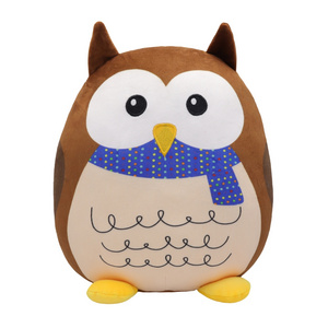 Realistic Plush Animals Simulation Big Eyes Owl Plush Creative Stuffed Plush Owl Doll